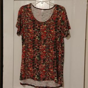 lularoe Large Christmas Reindeer top